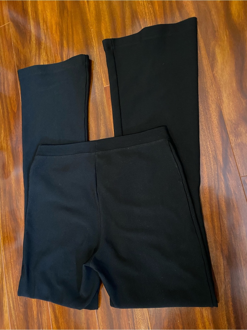 Vintage Byer California Black pull on flare Pants stretchy - Picture 6 of 6
